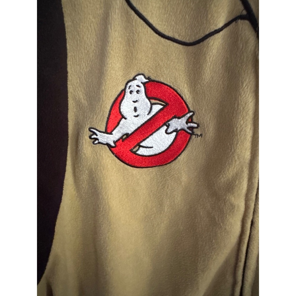 Ghostbusters MJC International Fleece Union Suit Pajamas Costume Tan Mens XL - Picture 3 of 10